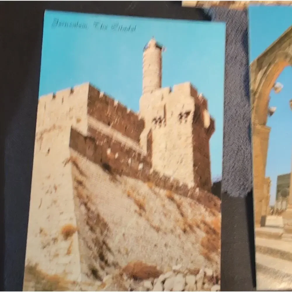 Vintage Jerusalem Postcard Lot Israel Holy Land Bethlehem
